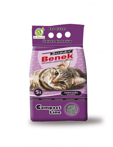 CERTECH Super BENEK Compact Naturalny - żwirek dla kotów zbrylający
